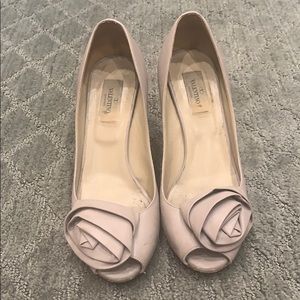 Valentino rose heels